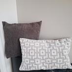 Mooie Japandi geometrische chique kussens bruin, Huis en Inrichting, Woonaccessoires | Kussens, Bruin, Nieuw, Ophalen of Verzenden