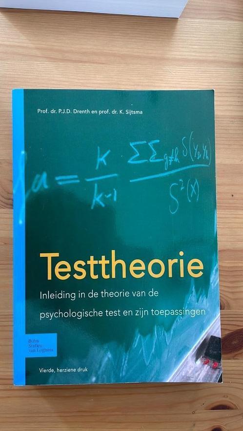 P.J.D. Drenth - Testtheorie, Boeken, Psychologie, Zo goed als nieuw, Ophalen of Verzenden