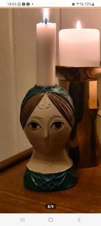 Vintage Deense Laurids Lonbørg kandelaar, papier mache, Huis en Inrichting, Woonaccessoires | Kandelaars en Kaarsen, Ophalen of Verzenden