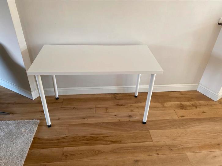 Bureau/tafel Ikea linnmon wit, Huis en Inrichting, Bureaus, Gebruikt, Ophalen