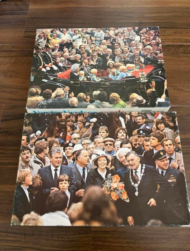 Puzzels koningshuis, Verzamelen, Koninklijk Huis en Royalty, Ophalen of Verzenden, Zo goed als nieuw, Nederland