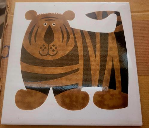 Kenneth Townsend Menagerie serie Tijger wandtegel 60's/70's, Antiek en Kunst, Antiek | Keramiek en Aardewerk, Ophalen