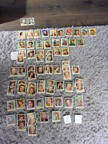 73X VAL BUBBLEGUM FILMSTERKAARTJES/VINTAGE KAUGOMPLAATJES  beschikbaar voor biedingen