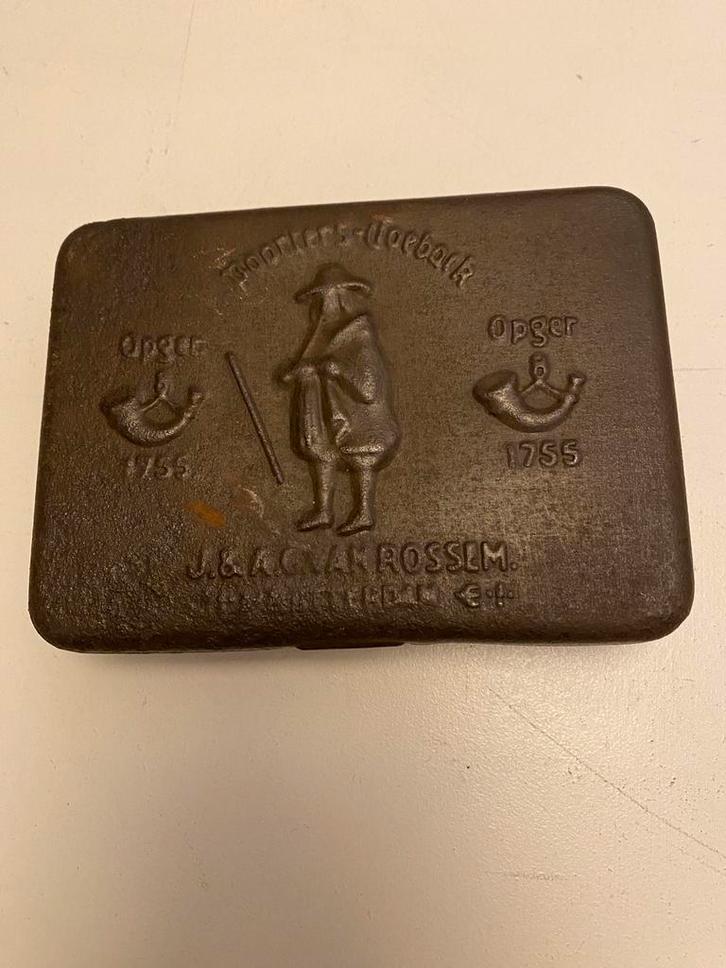 Tabaksblik van Rossem, Verzamelen, Blikken, Gebruikt, Overige, Overige merken, Ophalen of Verzenden