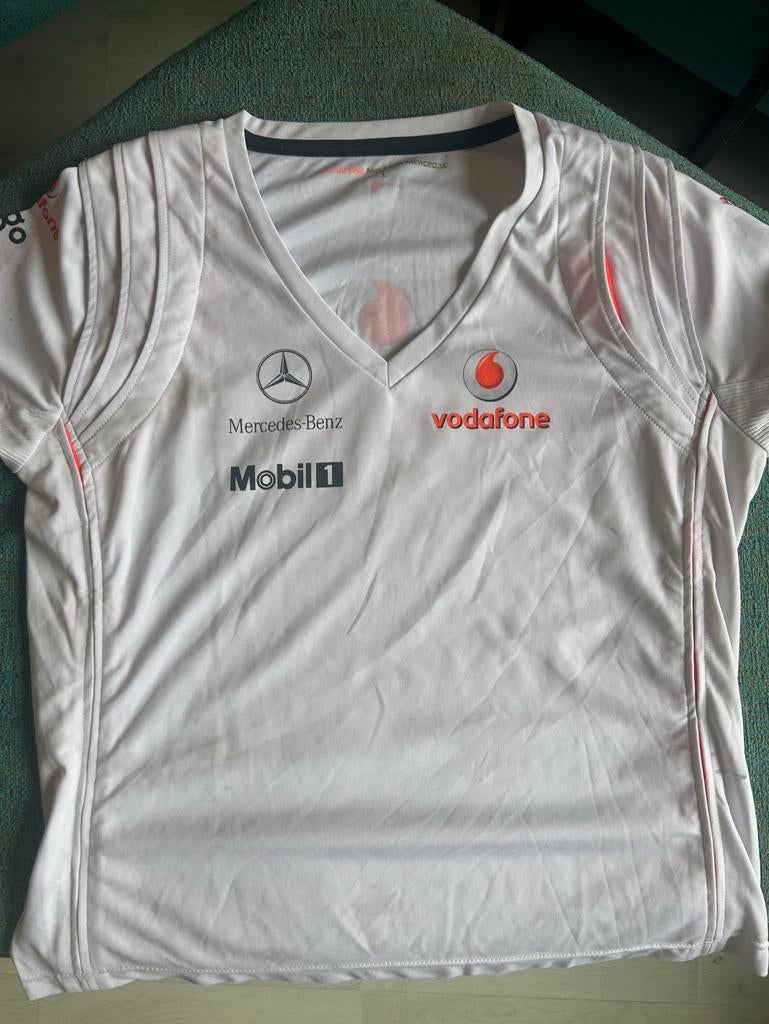 McLaren F1 Team Shirt, Wit, Ophalen of Verzenden, Gedragen, Maat 42/44 (L)