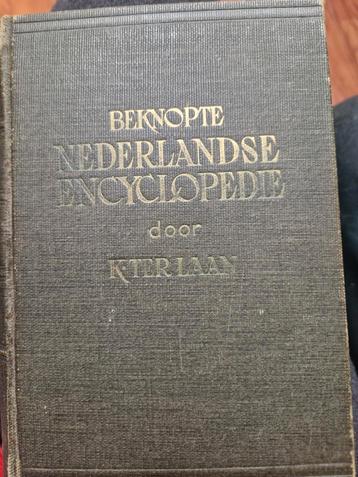 Beknopte Nederlandse Encyclopedie - K. ter Laan (1947) beschikbaar voor biedingen