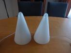 twee Ilu di Vetro tafellampen, Huis en Inrichting, Lampen | Tafellampen, Ophalen of Verzenden, Gebruikt, Glas, Minder dan 50 cm