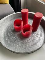 Metalen decoratieve schaal/dienblad doorsnede 50cm, Huis en Inrichting, Woonaccessoires | Dienbladen, Ophalen, Zo goed als nieuw