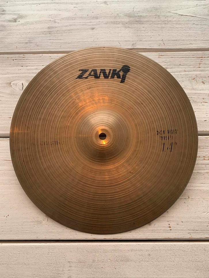 14” Zanki Rotocast technique Vintage hi hats IN TOPSTAAT, Muziek en Instrumenten, Instrumenten | Onderdelen, Gebruikt, Drums of Percussie