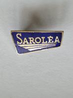 broche speldje Sarolea 28 x 14 mm, Ophalen of Verzenden, Gebruikt, Overige onderwerpen