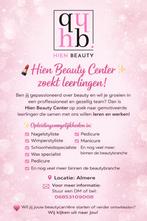 We zoeken naar leerlingen / collega’s voor de beauty, Vacatures, Overige niveaus, Starter, Overige vormen