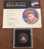 Elvis Presley Quarter Dollar - 25th Anniversary, Ophalen of Verzenden, Noord-Amerika, Losse munt