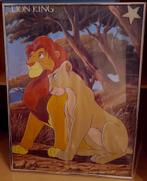 Lion King Leeuwenkoning Disney, schilderij poster met lijst, Schilderij, Gebruikt, 50 tot 75 cm, Ophalen