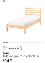 Ikea Tarva 1 persoons bed, Huis en Inrichting, Slaapkamer | Bedden, Ophalen, 90 cm, Eenpersoons, Wit