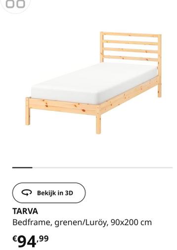 Ikea Tarva 1 persoons bed - afbeelding 1