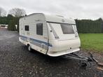 Hobby 440 SFe Exclusive Vast lengtebed Treinzit Mover Voorte, Caravans en Kamperen, Caravans, Hobby, Bedrijf, Treinzit, Koelkast