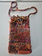 Zelfgehaakt nektasje touwtje multicolour, Ophalen of Verzenden, Nieuw, Schoudertasje