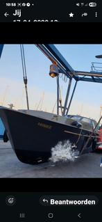 Sloep met omvormer, boegschroef en 2-persoons bed, Watersport en Boten, Ophalen of Verzenden, Staal, Diesel