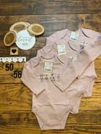 Baby girl 3x Wibra lange mouw rompers paars/lila maat 50/56, Kinderen en Baby's, Babykleding | Maat 50, Ophalen of Verzenden, Nieuw