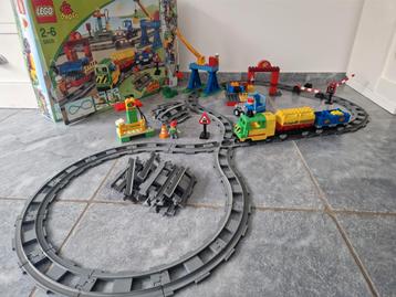 Zgan: duplo treinbaan incl locomotief op batterijen  beschikbaar voor biedingen