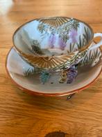 Antieke Japanse Theekopjes - Handbeschilderd (10 stuks), Antiek en Kunst, Ophalen