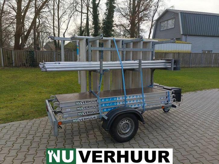 Rolsteiger huren? Reserveer direct online!, Doe-het-zelf en Verbouw, Steigers, Zo goed als nieuw, Rolsteiger of Kamersteiger, 5 meter of hoger