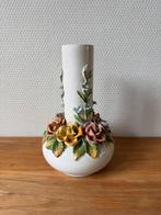Vintage Bassano Bloemen Keramieken Vaas, Kunst, Ophalen of Verzenden