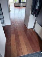 Jatoba massief houten vloer (zelf verwijderen), Doe-het-zelf en Verbouw, Vloerdelen en Plavuizen, Ophalen, Gebruikt, Vloerdelen of -planken