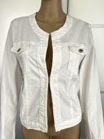 F783 Vanilia mt M=38/40 jasje spijkerjasje jeans spijker wit, Jasje, Maat 38/40 (M), Ophalen of Verzenden, Wit