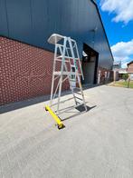 Aluminium platformtrap Zarger, Ophalen, Trap, Zo goed als nieuw, Opvouwbaar of Inschuifbaar