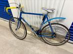 Peugeot Racefiets, blauw, vintage, maar goed, Fietsen en Brommers, Fietsen | Racefietsen, Gebruikt, Ophalen, Overige merken, 10 tot 15 versnellingen