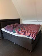 Swiss Sense Boxspring 200x200 + Topper, Zwart, Tweepersoons, Ophalen of Verzenden, Zo goed als nieuw