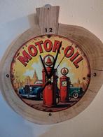 Stoere- leuke wandklok, Huis en Inrichting, Ophalen of Verzenden, Nieuw, Analoog, Wandklok