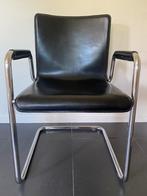 3 Linea Veam stoelen zwart, Huis en Inrichting, Stoelen, Ophalen, Gebruikt, Drie, Zwart