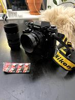 Nikon F3 + 50mm f1.8 &  35-70mm lenzen + Motor drive., Audio, Tv en Foto, Fotocamera's Analoog, Ophalen of Verzenden, Gebruikt