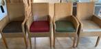 Lloyd Loom stoelen 4 stuks, Ophalen, Gebruikt, Riet of Rotan, Bruin