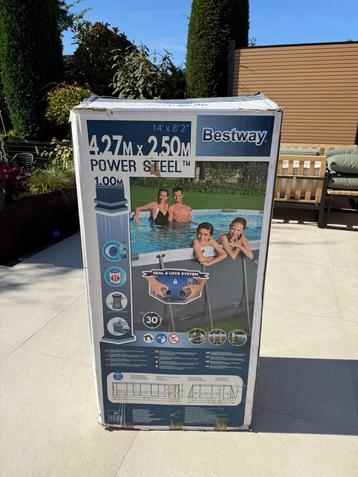 Bestway Power Steel Zwembad 427x250x100cm beschikbaar voor biedingen
