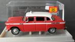 Checker Cab Taxi Fire Car 1:87 H0 Brekina Pol, Auto, Dld, Ophalen of Verzenden, Brekina