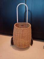 Olli Ella Luggy Basket wagentje Naturel Rotan, Ophalen of Verzenden, Gebruikt, Jongen of Meisje