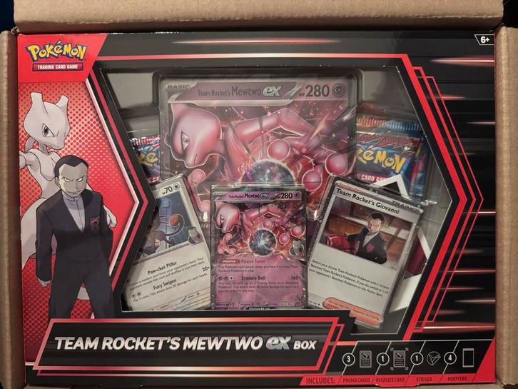 Nieuwe Team Rocket's Mewtwo ex Box!, Verzamelen, Speelgoed, Nieuw, Ophalen