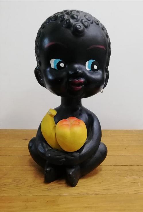 Vintage 50’s Kewpie Kenmar Bobblehead spaarpot, Verzamelen, Spaarpotten, Zo goed als nieuw, Overige thema's, Steen, Aardewerk of Keramiek