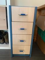 Houten Ladekastje - 4 Lades, Minder dan 50 cm, Gebruikt, Ophalen of Verzenden, 3 of 4 laden
