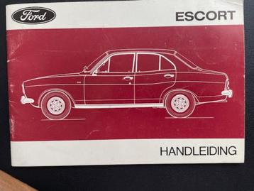 Handleiding Ford Escort uit 1974 beschikbaar voor biedingen