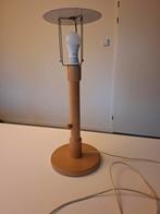 Vintage design Ateljé Lyktan houten tafellamp met trekkoord, Huis en Inrichting, Lampen | Tafellampen, Gebruikt, 50 tot 75 cm