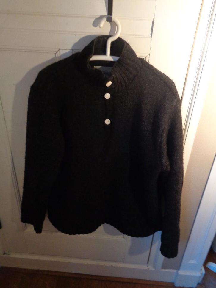 d'PURE wollen trui:mt XXL lekker warm, Kleding | Heren, Truien en Vesten, Zo goed als nieuw, Overige maten, Grijs, Ophalen of Verzenden