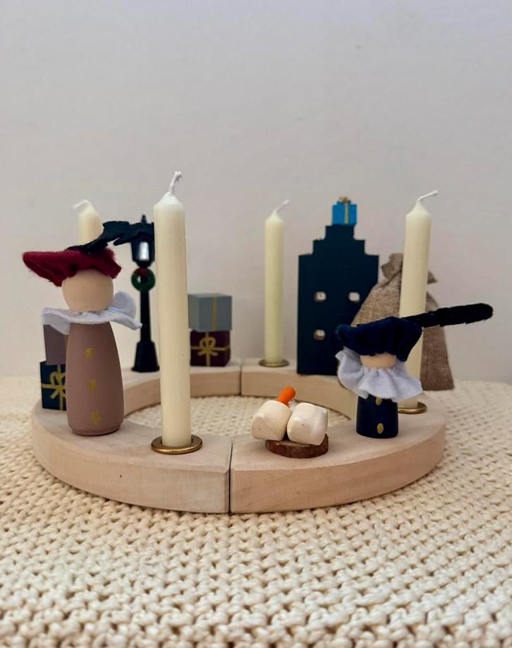 Jaarring stekers sint / pieten / jutezak, Diversen, Sinterklaas, Zo goed als nieuw, Ophalen of Verzenden