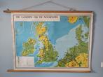 Diverse wandkaarten topografie provinciën, Antiek en Kunst, Antiek | Schoolplaten, Ophalen of Verzenden, Aardrijkskunde