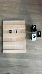Bord met letters, Huis en Inrichting, Ophalen of Verzenden, Zo goed als nieuw