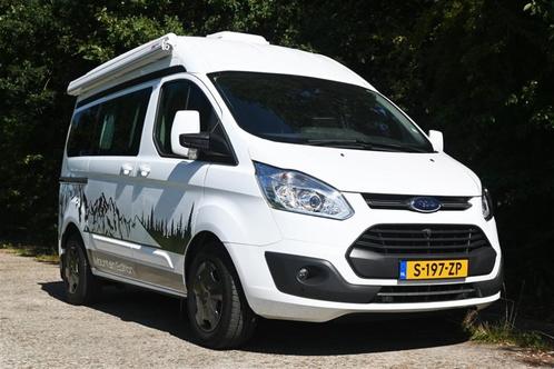 Buscamper Ford Transit custom L1H2 131PK 2017, Caravans en Kamperen, Campers, Bedrijf, tot en met 2, Buscamper of Camperbus, Ford