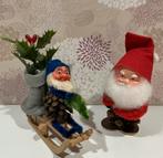 Denneappel Kabouters 2 Stuks uit de 70 e Jaren., Diversen, Kerst, Verzenden, Zo goed als nieuw